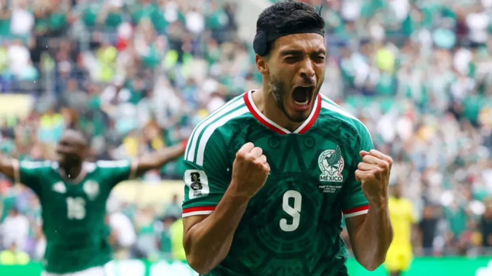 Raúl Jiménez grita su gol ante Sudáfrica | Mexsport