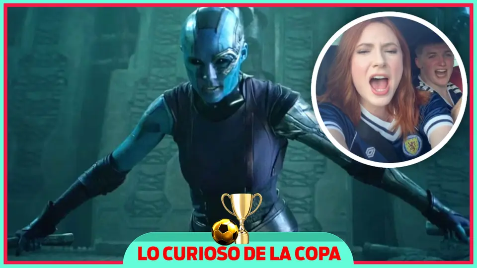Ni Nebula se perdió la fiesta: Karen Gillan celebra el triunfo de Escocia