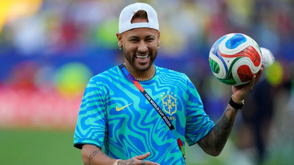 Neymar en el partido de Brasil contra Marruecos en el Mundial 2026 | AP