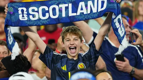 Aficionados de Escocia en Boston | AP