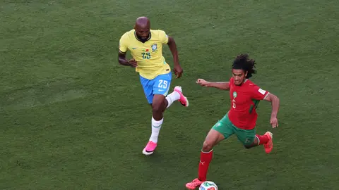 Ayyoub Bouaddi, jugador de Marruecos | AP