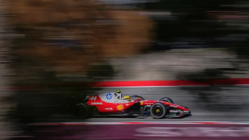 Hamilton en el Gran Premio de Barcelona | AP