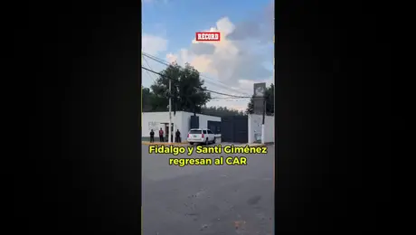 Álvaro Fidalgo y Santiago Giménez vuelven al CAR después de que les dieron su día libre