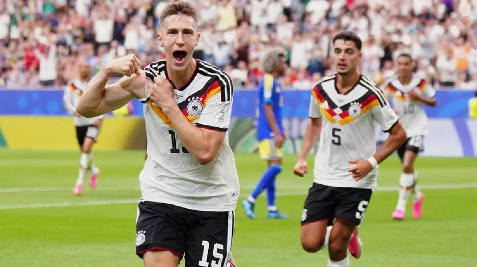 Nico Schlotterbeck de Alemania tas anotarle a Curazao | AP