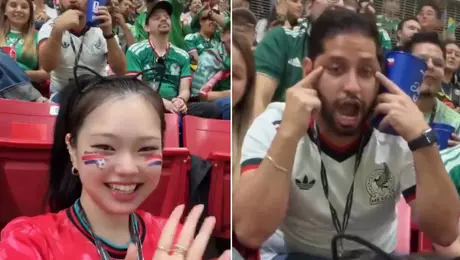 Influencer coreana denuncia racismo de aficionado mexicano durante Corea del Sur vs Chequia