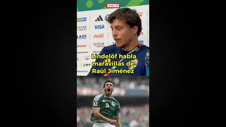 Víctor Lindelöf hablo de Raúl Jiménez