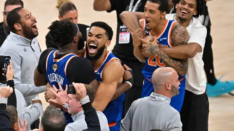 Locura en San Antonio por el campeonato de los Knicks | AP