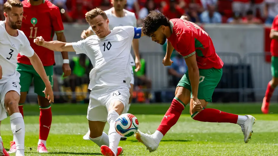 Az Abde en el amistoso de Marruecos contra Noruega | AP