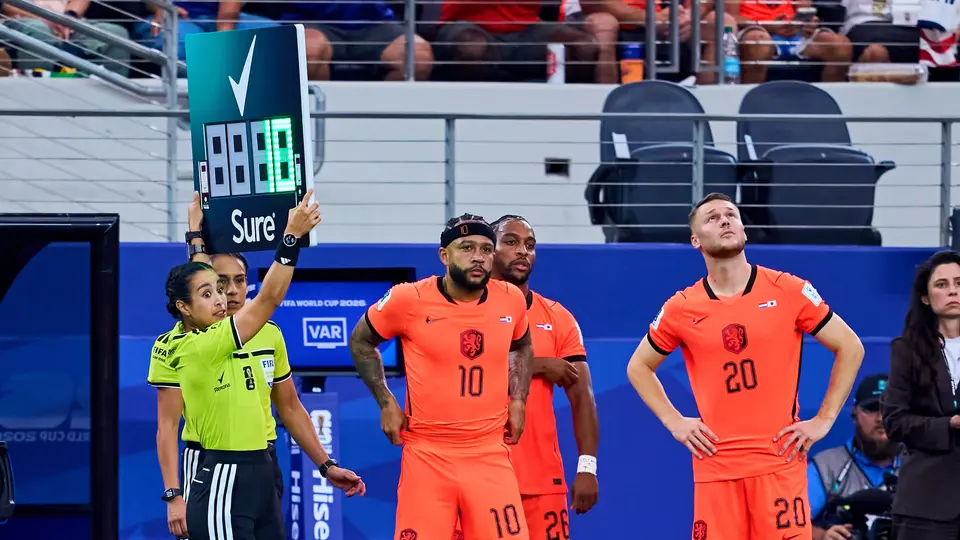 Katia Itzel García en el partido de Países Bajos contra Japón en el Mundial 2026 | MEXSPORT