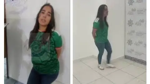 La detención ocurrió en las inmediaciones del Parque Intermunicipal, donde la conductora presuntamente circulaba por una zona restringida./ Captura de pantalla