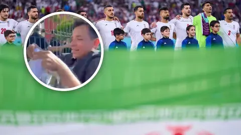Selección de Irán regala camisetas oficiales del equipo a mexicanos en Tijuana