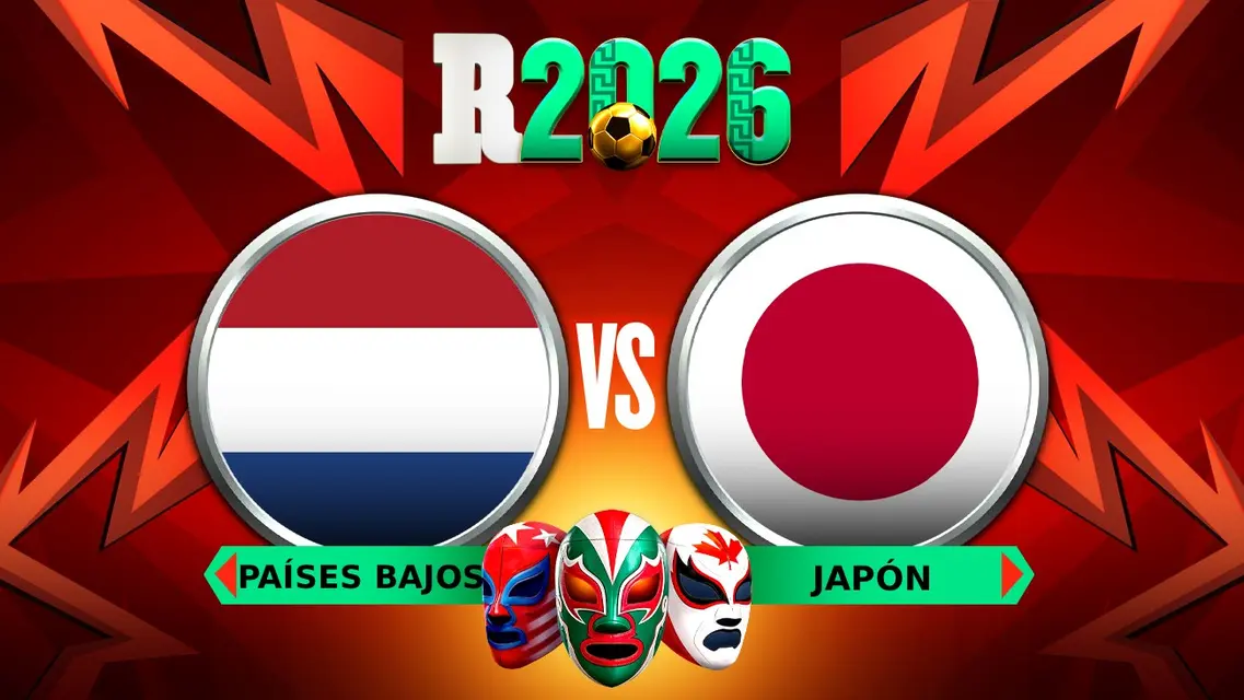 Países Bajos vs Japón Mundial 2026 Fase de Grupos 