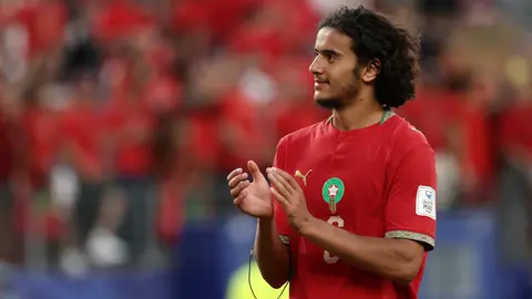 Ayyoub Bouaddi, jugador de Marruecos | AP