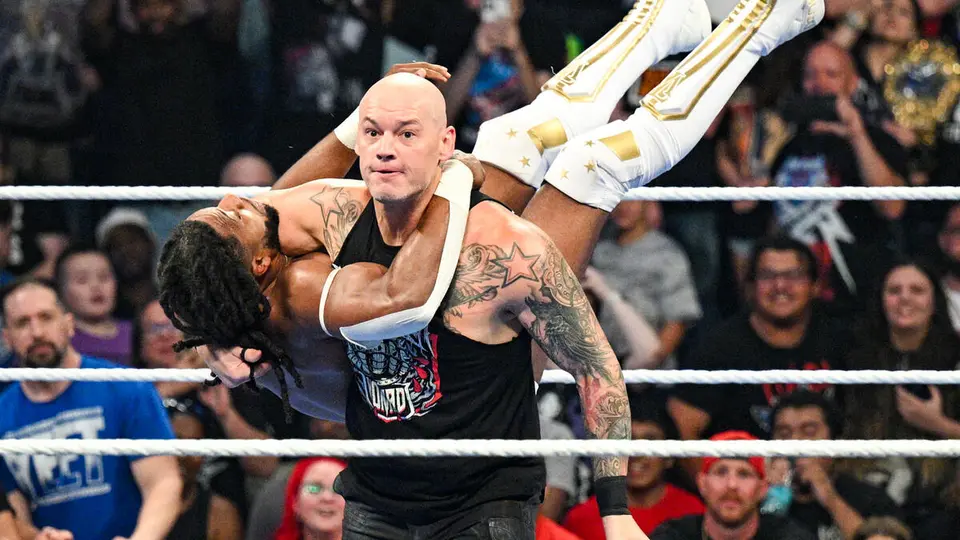 Baron Corbin aplica el 'Final de los Días' a Trick Williams | wwe.com