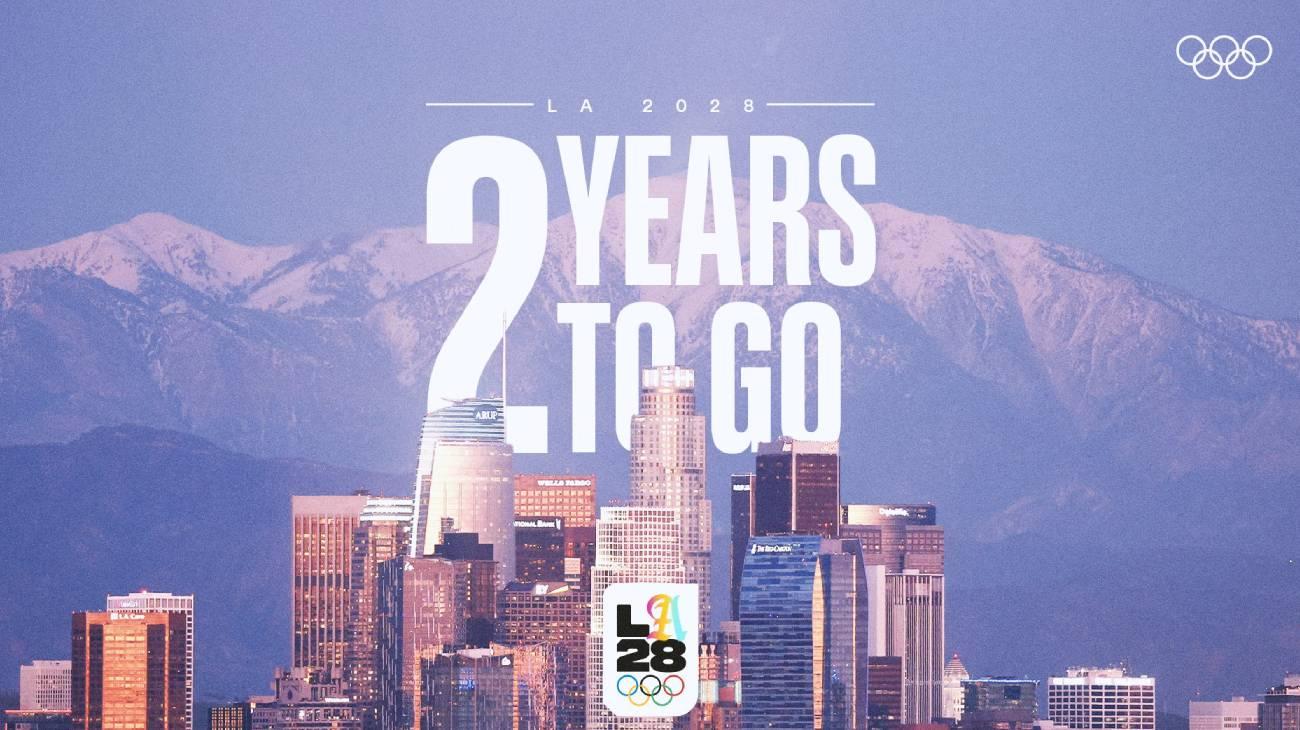 Hoy estamos a dos años del inicio de los Juegos Olímpicos Los Ángeles 2028