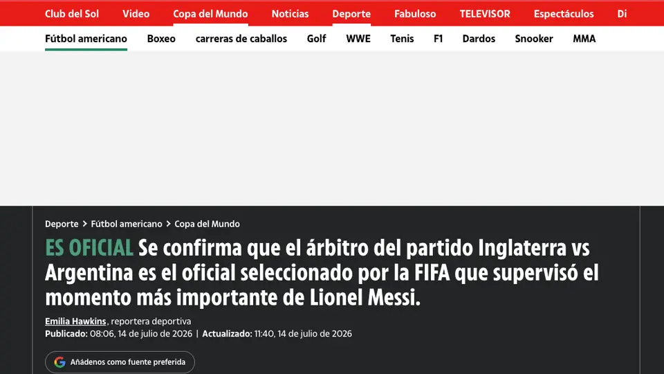 The Sun | CAPTURA DE PANTALLA