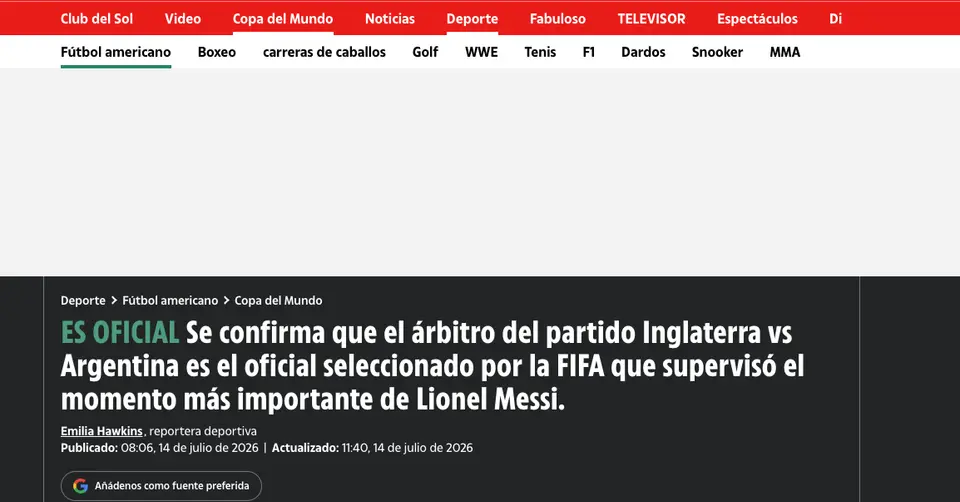 The Sun | CAPTURA DE PANTALLA