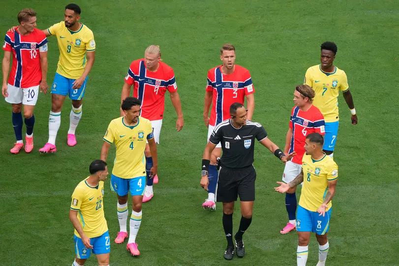 Ismail Elfath en el Brasil vs Noruega | AP