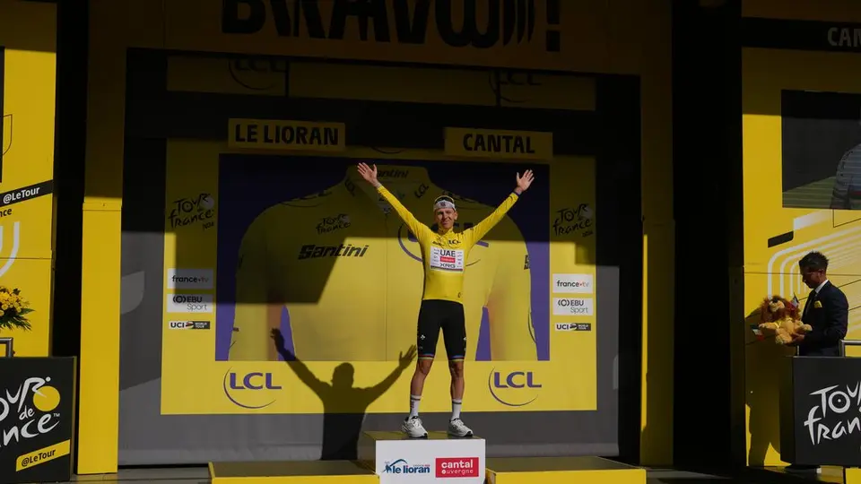 Tadej Pogacar en el Tour de France 2026 | AP
