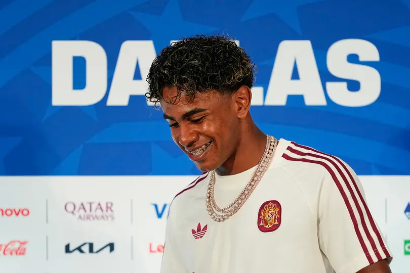 Lamine Yamal en conferencia de prensa previo a las Semifinales de Copa del Mundo | AP