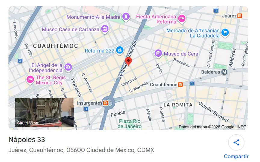 Bandai Namco prepara la apertura de su primera tienda física permanente en Latinoamérica./Google Maps