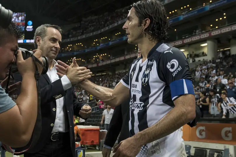 Luis Miguel Salvador y Aldo de Nigris, en Monterrey | MEXSPORT