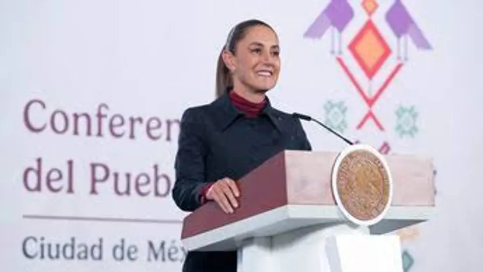 Claudia Sheinbaum respaldó el derecho de Andy López Beltrán a responder tras la cancelación de su visa estadounidense./@grupoformula