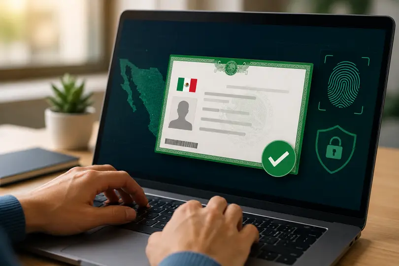 Los usuarios pueden obtener su constancia de CURP en formato PDF sin necesidad de acudir a un módulo únicamente para imprimirla./ IA