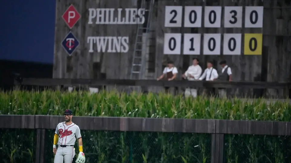 Phillies reviven el espíritu del ‘Field of Dreams’ y vencen 7-1 a los Twins