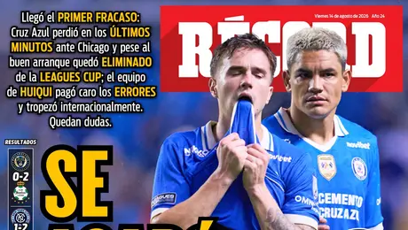 Portada RÉCORD 14 de Agosto de 2026