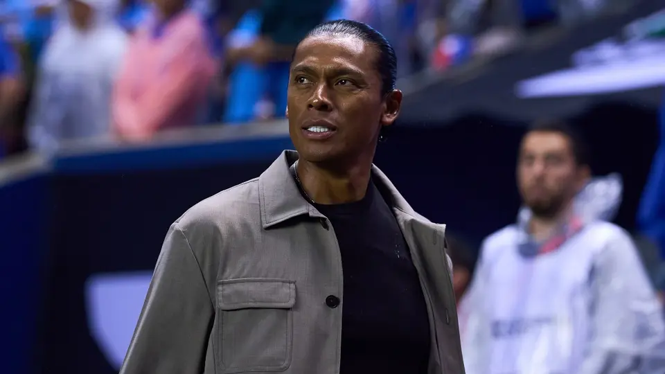 Joel Huiqui, entrenador de Cruz Azul, en el partido de Leagues Cup | MEXSPORT