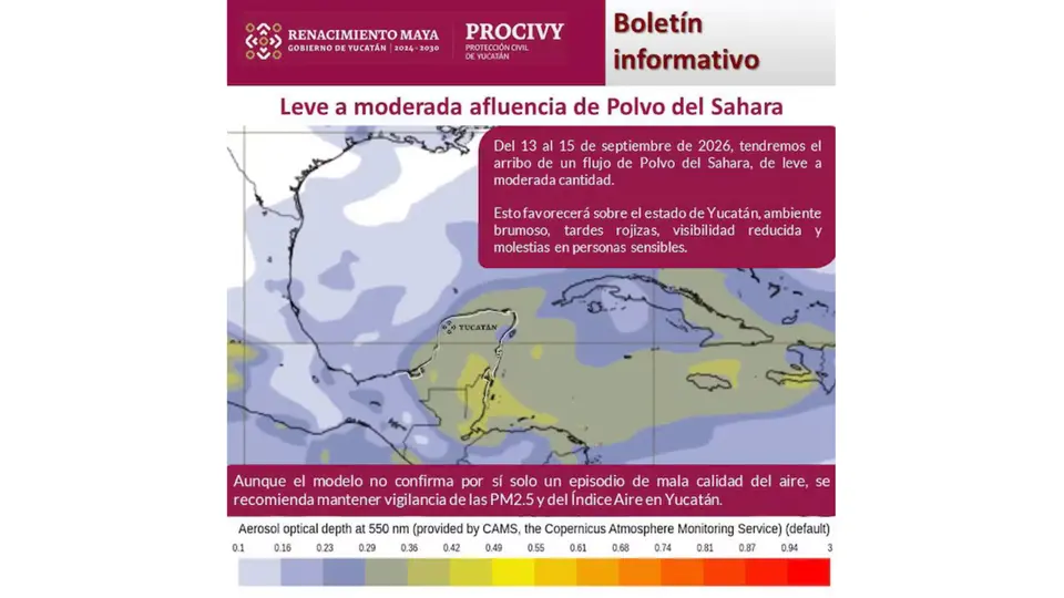 Las partículas del polvo del Sahara pueden provocar molestias como tos, estornudos, congestión nasal e irritación ocular / Especial