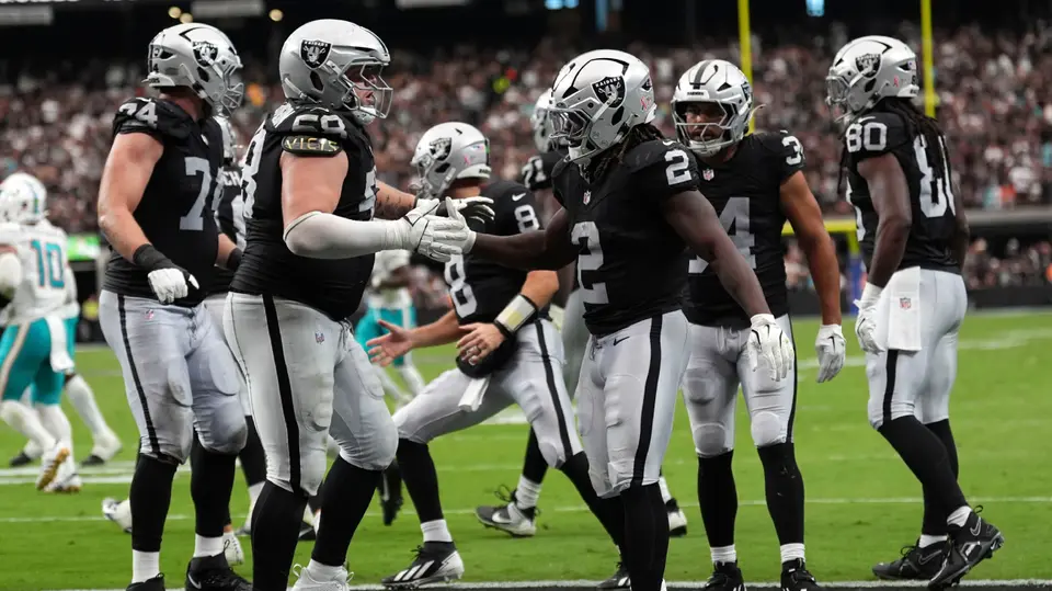 Raiders celebra una anotación | AP