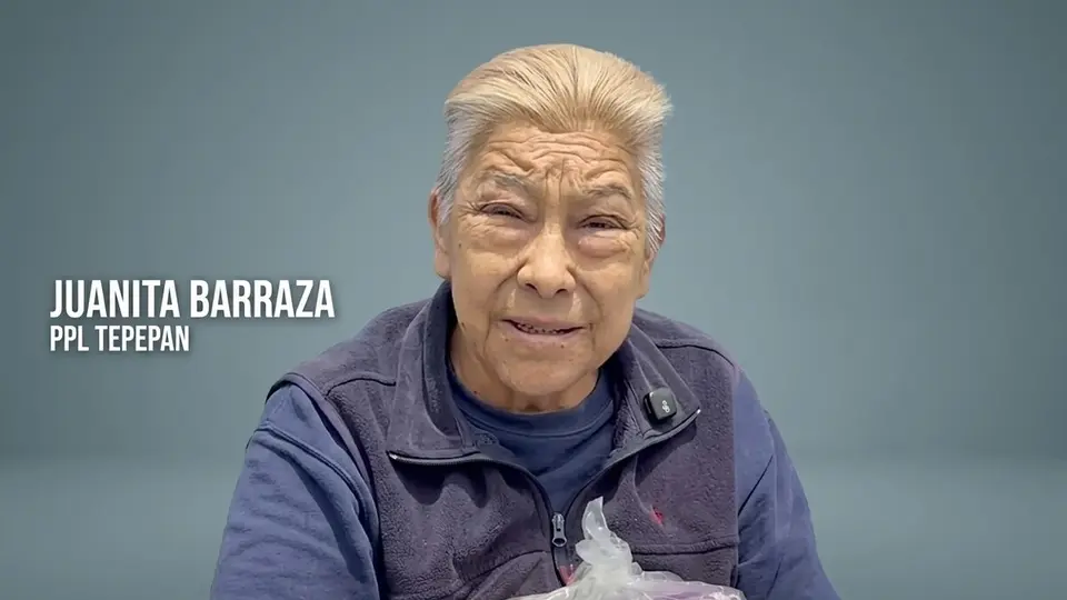 Juana Barraza aparece con el cabello corto y canoso en el penal de Tepepan./especial