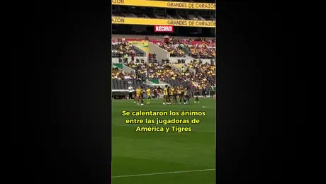 SE ARMÓ LA BRONCA EN EL AMÉRICA VS TIGRES FEMENIL