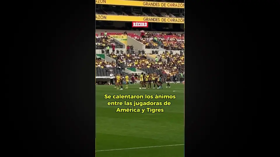 Se armó la bronca en el América vs Tigres Femenil