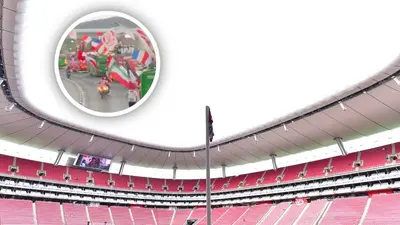 ¡Una auténtica locura! Así fue el recibimiento de la afición de Chivas previo al duelo ante Pumas