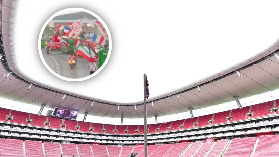 ¡Una auténtica locura! Así fue el recibimiento de la afición de Chivas previo al duelo ante Pumas