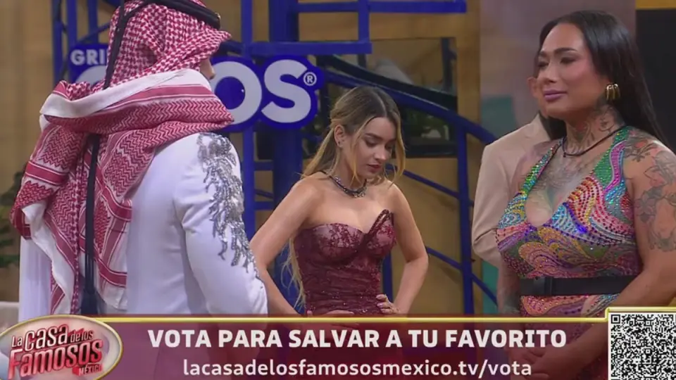 Karina Torres protagonizó uno de los momentos más tensos de la gala al romper su amistad con Masad./ Captura de pantalla