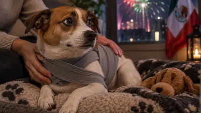 ¿Cómo calmar a un perro asustado por los cohetes? Así se usa el método Tellington