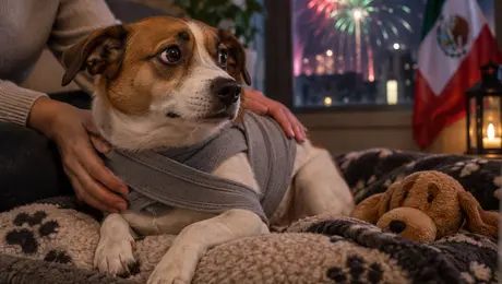 ¿Cómo calmar a un perro asustado por los cohetes? Así se usa el método Tellington
