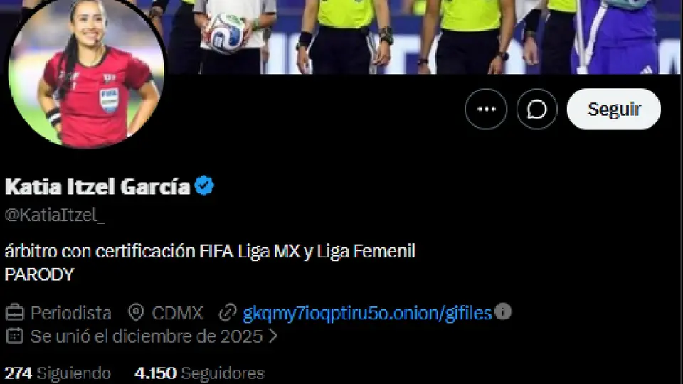 Perfil falso en X | CAPTURA DE PANTALLA