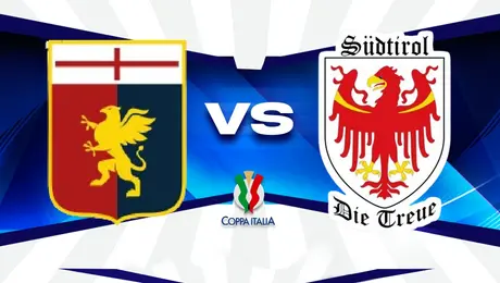 Genoa vs Sudtirol: Fecha, hora y transmisión del partido de Coppa Italia
