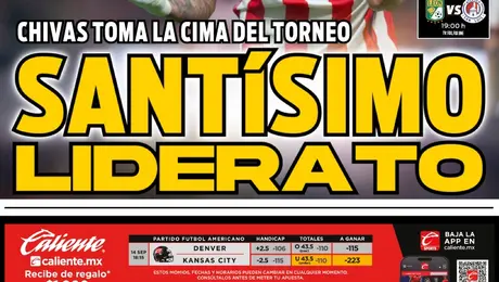 Portada RÉCORD 14 de septiembre de 2026