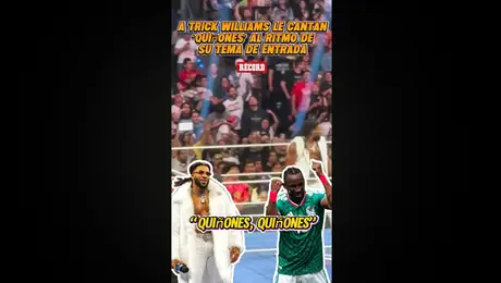 A Trick Williams le cantan: "Quiñones" en México