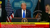 Fallo histórico: Corte de EE.UU. apoya a Trump para negar ciudadanía a hijos de migrantes