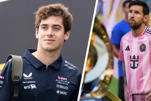 El gesto de admiración de Colapinto a Messi que emocionó a las redes sociales