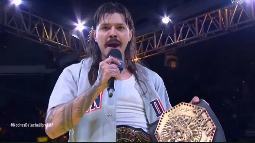 Dominik Mysterio llega a AAA y va por el Megacampeonato vs Hijo del Vikingo, Dragon Lee y El Grande Americano