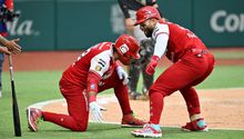 Diablos Rojos del México apalean a los Leones de Yucatán y se adelantan en la serie