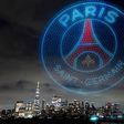 Cientos de drones iluminaron Nueva York recreando escudos de PSG y Chelsea